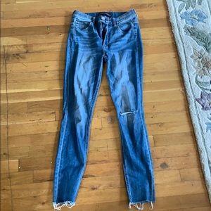 Express Ankle Super High-Rise Jeans - Size 8L